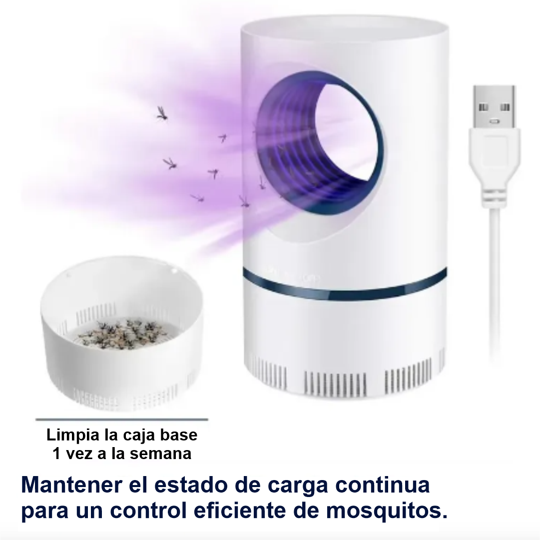 Trampa EcoLED Anti-Insectos | Sin Químicos, Limpio, Seguro y Sin Olores